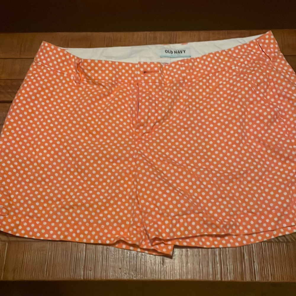 Polka Dot Khaki Shorts